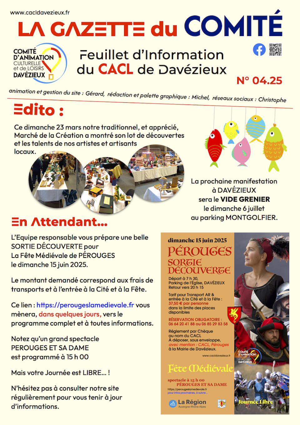 La Gazette du Comité 04  2025
