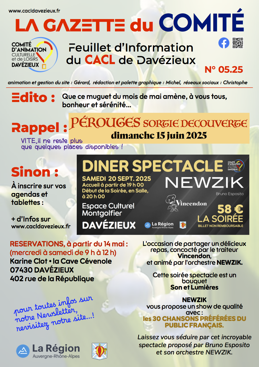 La Gazette du Comité 05  2025